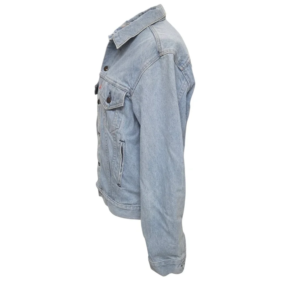 Vtg 1984 Levi's Denim Trucker Jacket Men's L (42R) Light Wash 70506-0211 USA VGC